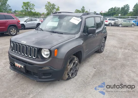 2016 Jeep Renegade Sport from USA, damaged, VIN ZACCJAAT6GPD61035